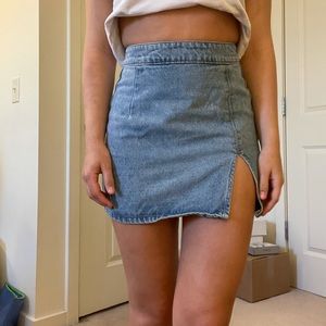 Princess Polly Jean Mini Skirt
